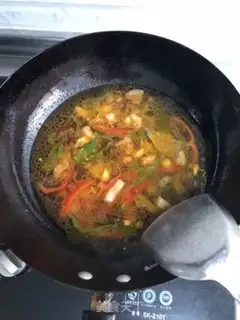 Make Pig blood tofu step 5