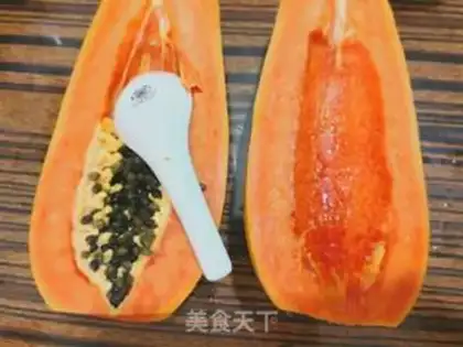 Make Lazy papaya coconut step 7