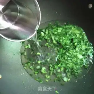 Make Green shrimp tofu step 4