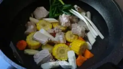 Make Corn Mountain pharmaceuum soup step 0