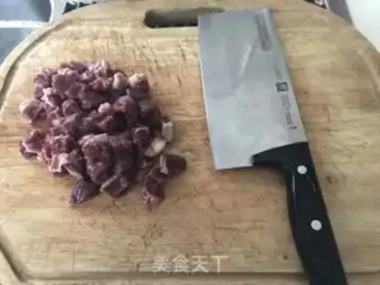 Make Vegetable beef fried rice step 4