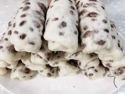 Make Red bean rolls step 13