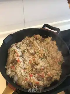 Make Vegetable beef fried rice step 12