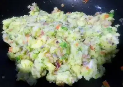 Make Potato mackerel cheese step 9