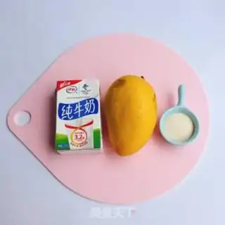 Make Mango milk pudding step 0