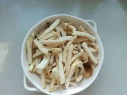Make Fried almond mushrooms step 6