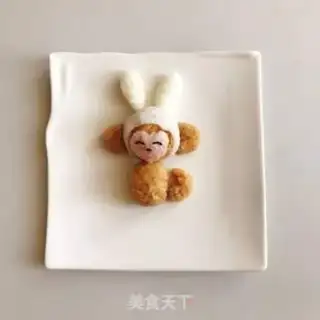 Make A monkey in a rabbit hat step 4