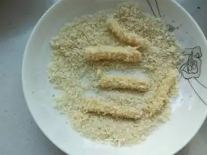 Make Fried almond mushrooms step 8