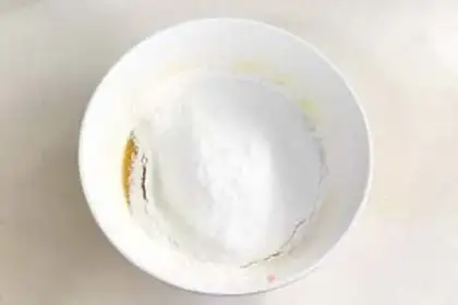 Make Almond peaches step 5