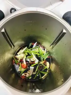 Make Pumpkin with fish step 1
