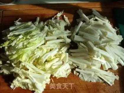 Make Fish cabbage step 1