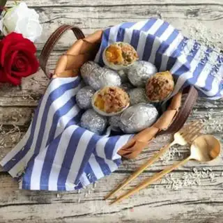 Make Rice eggs step 8