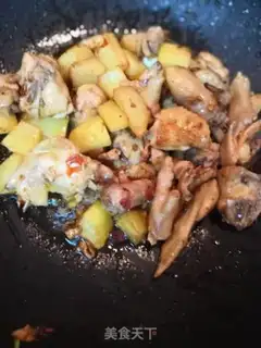 Make Potato chicken step 6