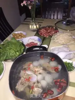 Make Big bone hotpot step 6