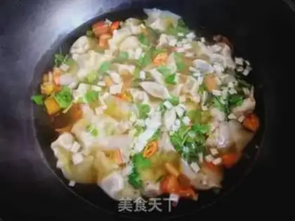 Make Sour soup and vegetables step 12