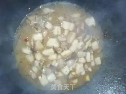 Make The radish stew step 2