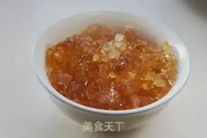 Make Peach and glue soup step 1