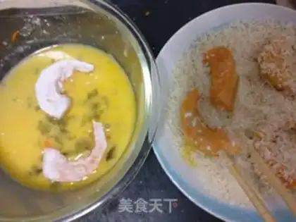 Make Duck egg yolk pumpkin step 3