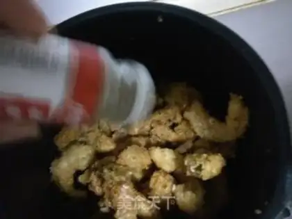 Make Duck egg yolk pumpkin step 9