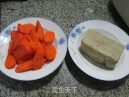 Make Spicy bean-dry rice line step 0