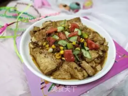 Make Homemade corn tofu step 0