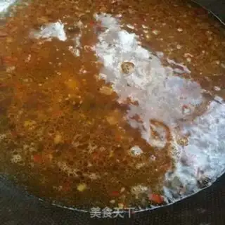 Make Spicy bean-dry rice line step 4