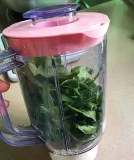 Make Spinach burrito step 2