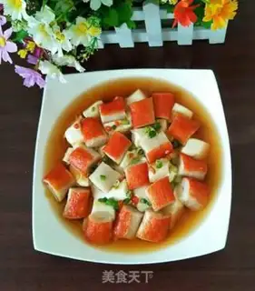 Make Crab sticks, tofu step 6