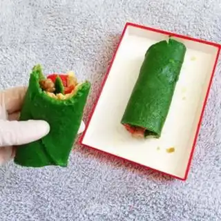 Make Spinach burrito step 9