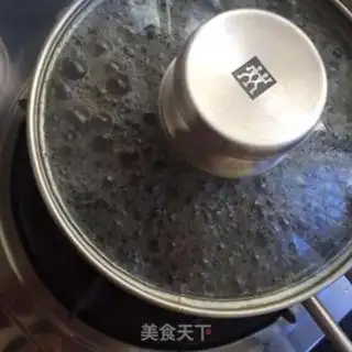 Make The black sesame oatmeal step 3