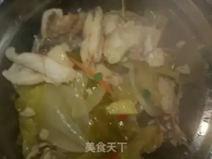Make The gold soup and sour fish step 8