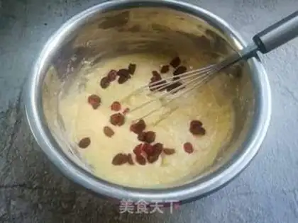Make Cranberry banana marfin step 3