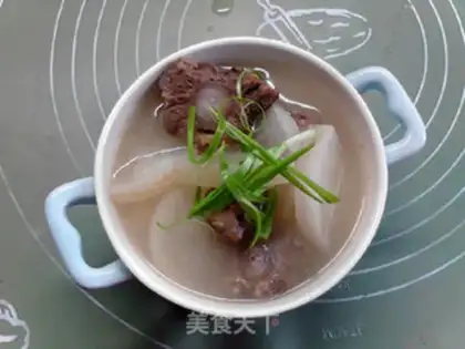 Make The radish cowtail soup step 12