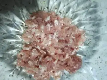 Make Pork dumplings step 1