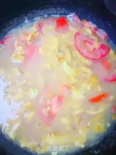 Make Potato egg spinach soup step 3