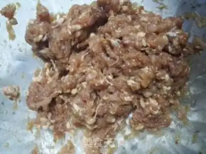 Make Pork dumplings step 5