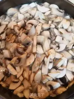 Make Chicken mushroom congee step 3