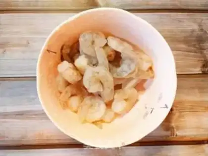 Make Skinny shrimp step 0