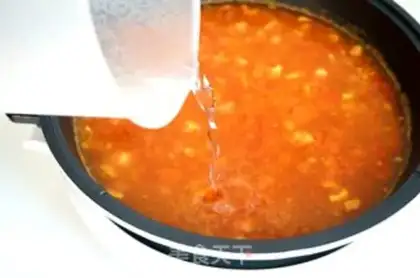 Make A ketchup pan for winter step 3