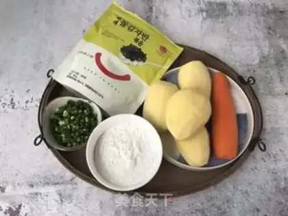 Make Seat potato waffles step 0