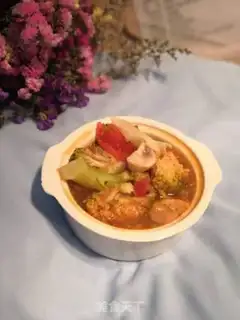 Make The broccoli mushroom soup step 0