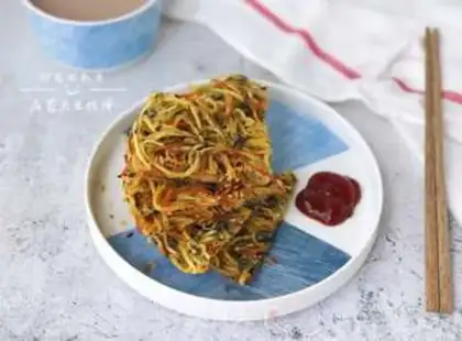 Make Seat potato waffles step 8