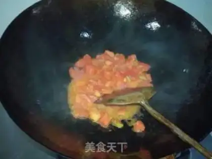 Make Five-colour egg soup step 1