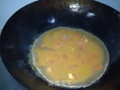 Make Five-colour egg soup step 2