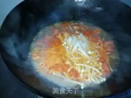 Make Five-colour egg soup step 3