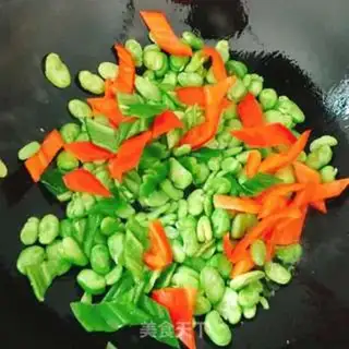 Make Twin peppers, sweet peas step 4