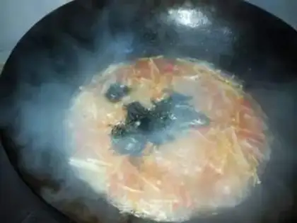 Make Five-colour egg soup step 4