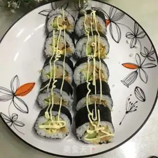Make Sausage sushi step 8