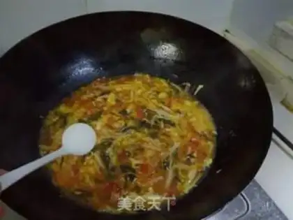 Make Five-colour egg soup step 6