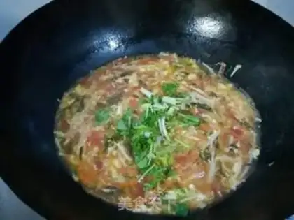 Make Five-colour egg soup step 7